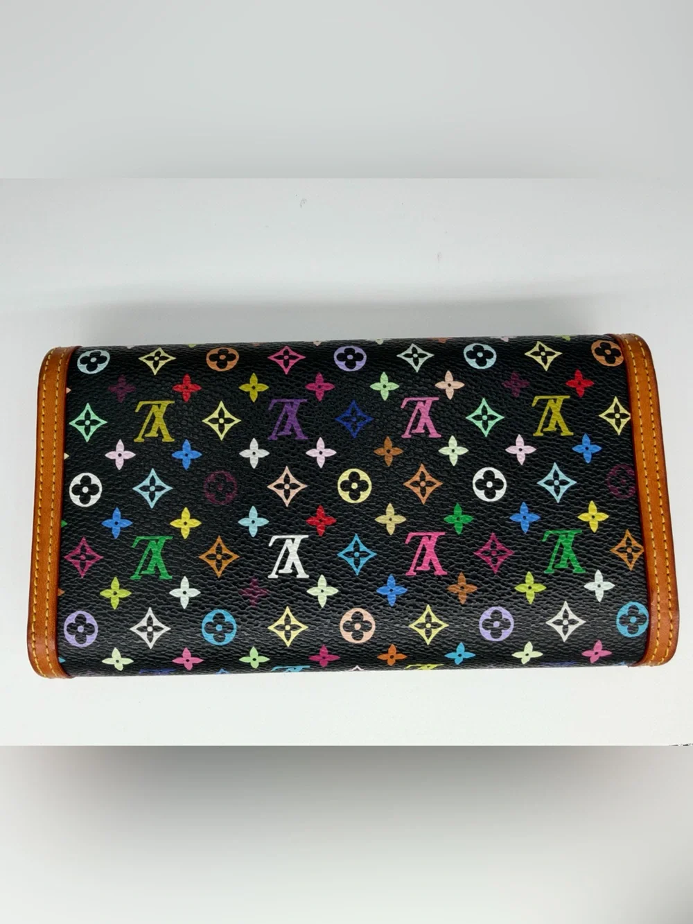 🌈Louis Vuitton x Takashi Murakami Porte Trésor International Wallet Full Set!🌈 - Picture 3 of 16